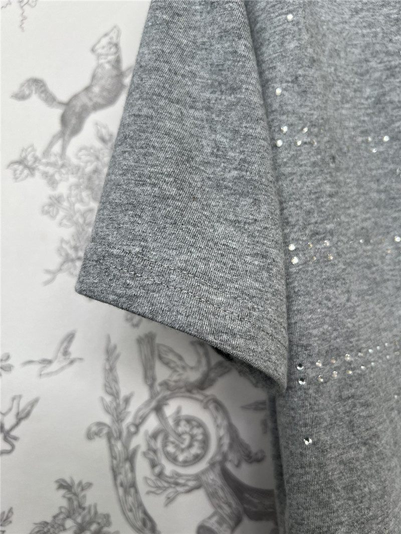 D10r lucky star embroidered t-shirt replica d&g clothing