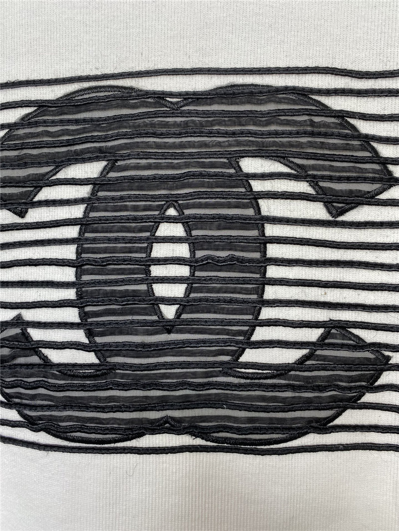 Ch**el new double c t-shirt replica designer clothes