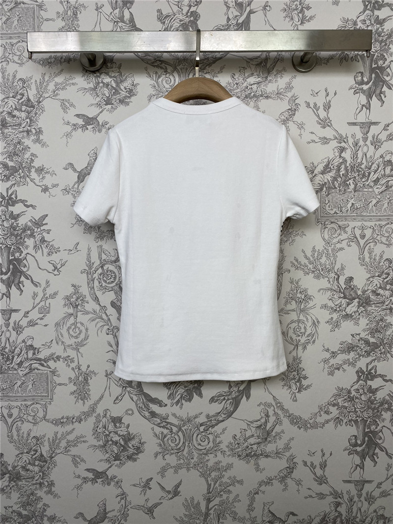 Ch**el new double c t-shirt replica designer clothes