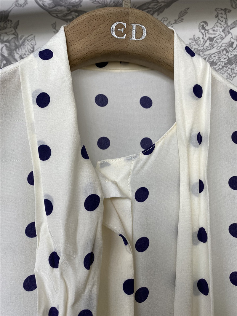 Va1e*ntin0 polka dot silk shirt replica d&g clothing