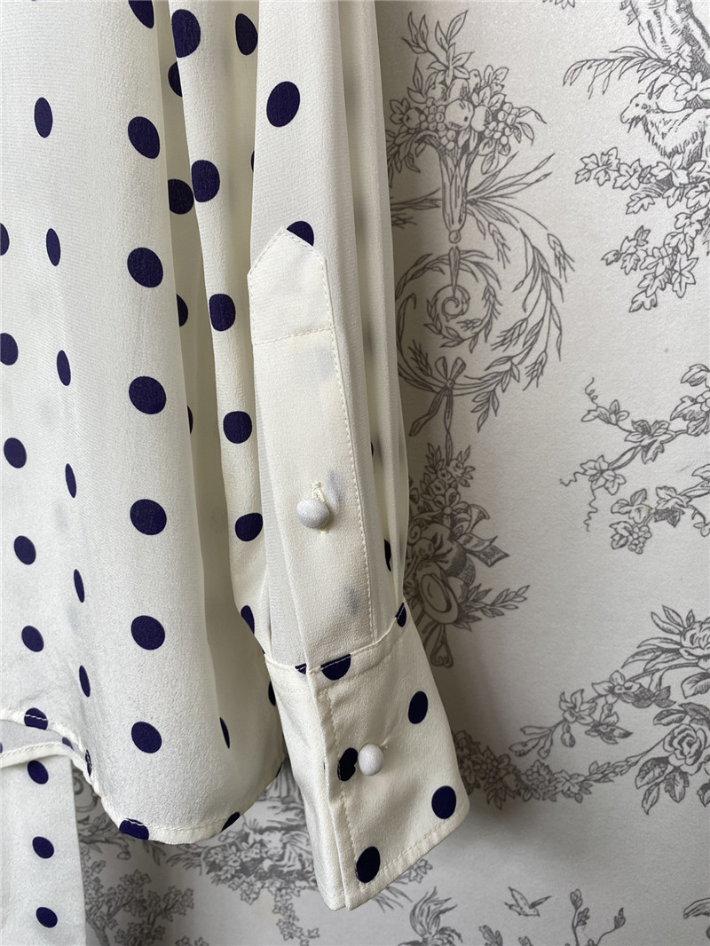 Va1e*ntin0 polka dot silk shirt replica d&g clothing