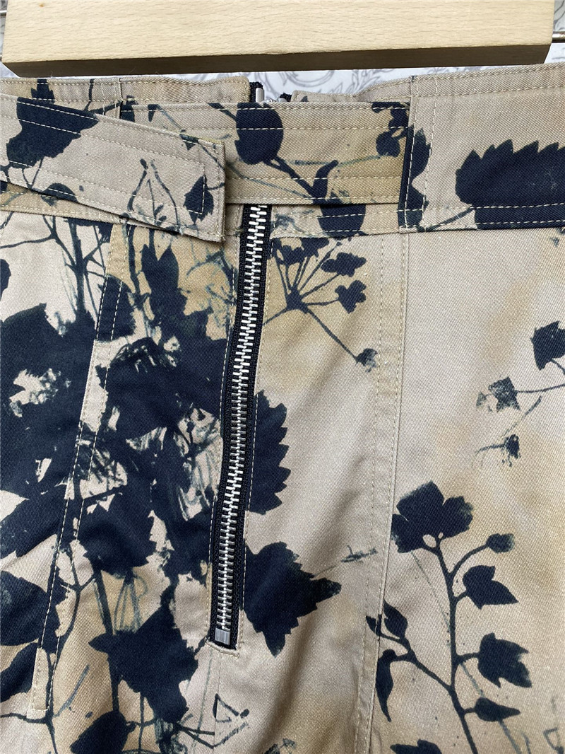 D10r ink floral tie-dye skirt replica clothes