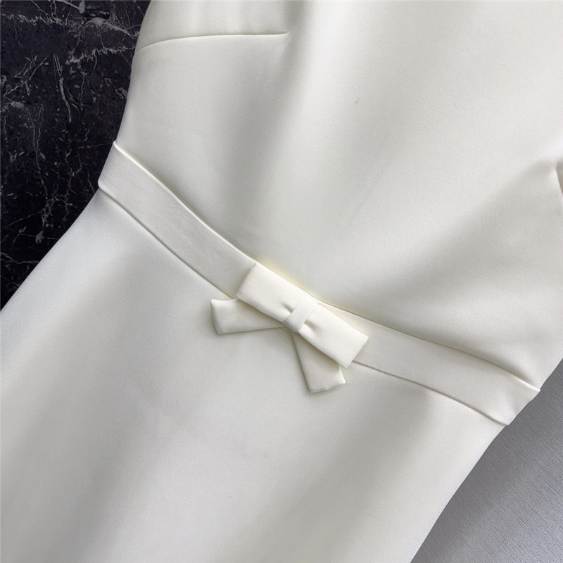 Va1e*ntin0 bow embellished dress cheap replica designer clothes