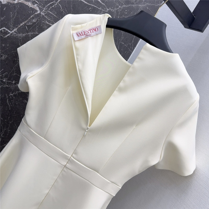 Va1e*ntin0 bow embellished dress cheap replica designer clothes