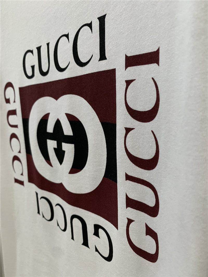 Gucci round neck short sleeve t-shirt cheap replica designer clothes