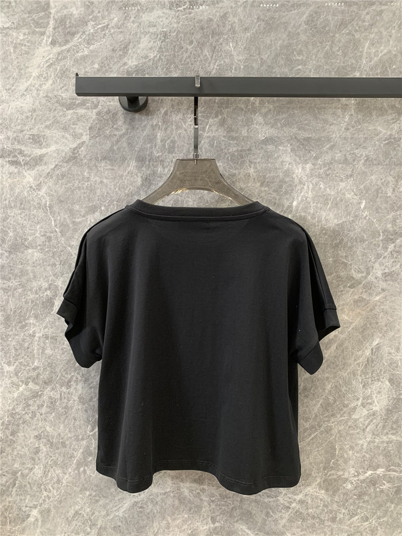 Balmain round neck short sleeve T-shirt replica d&g clothing