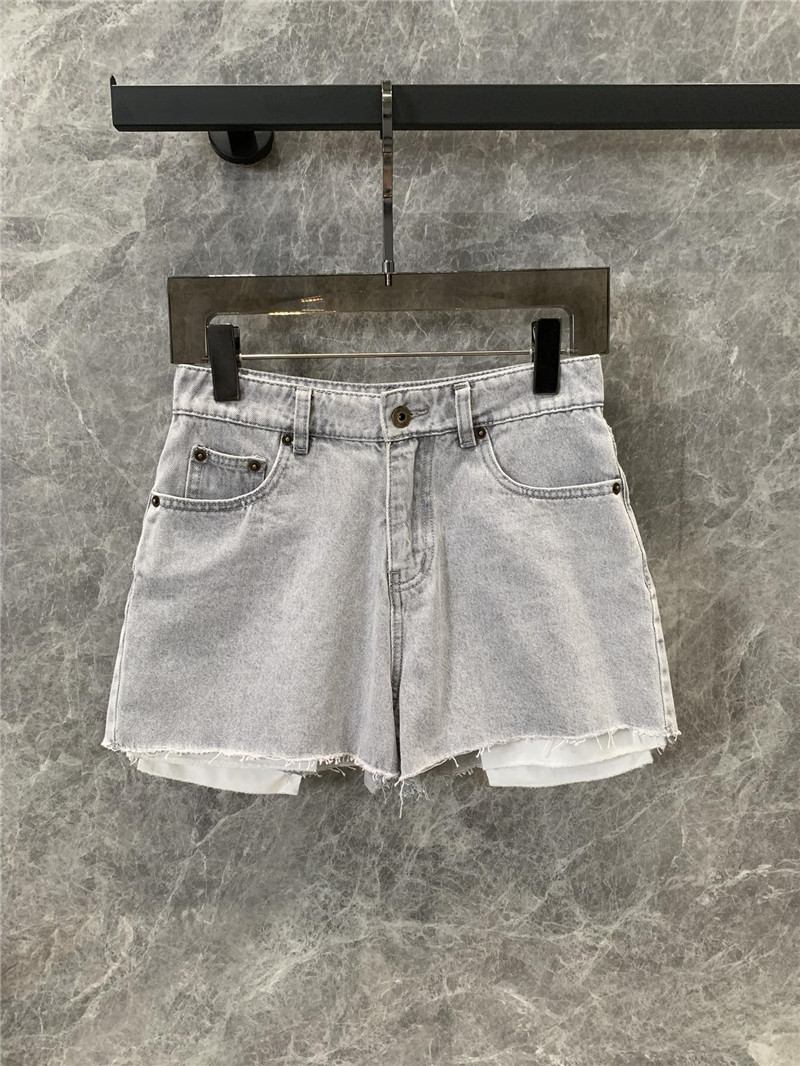 M1um1u work style denim shorts replica clothing sites