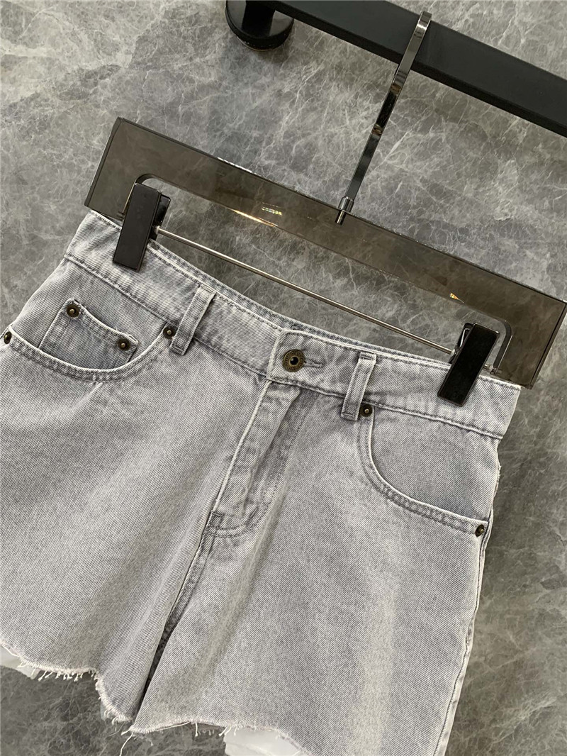 M1um1u work style denim shorts replica clothing sites