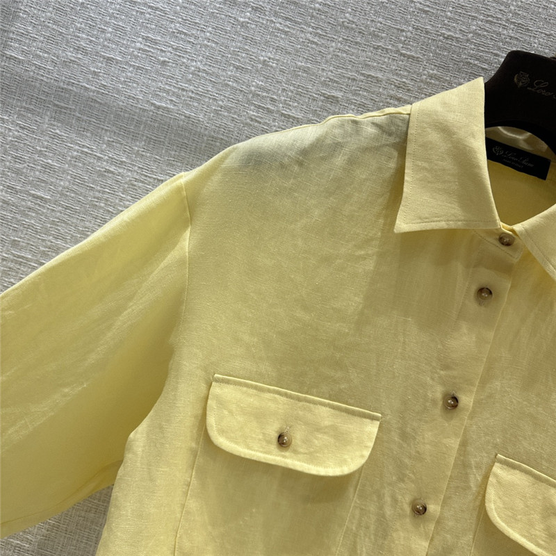 L0r0 P1ana new linen shirt replica designer clothing websites
