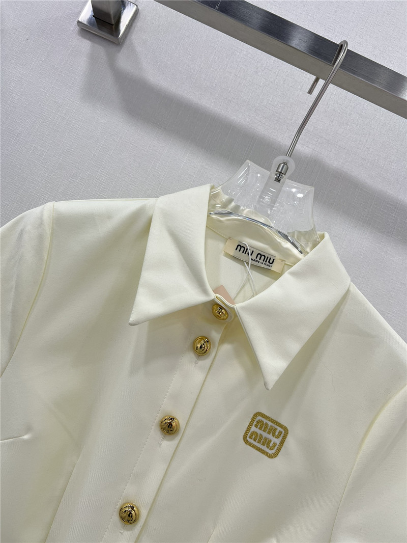 M1um1u new lapel dress replica clothing sites