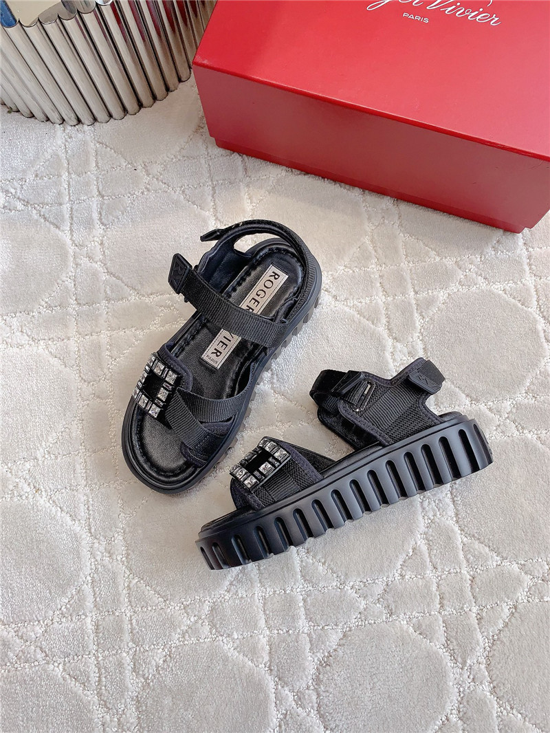 Roger vivier platform sandals replica designer shoes