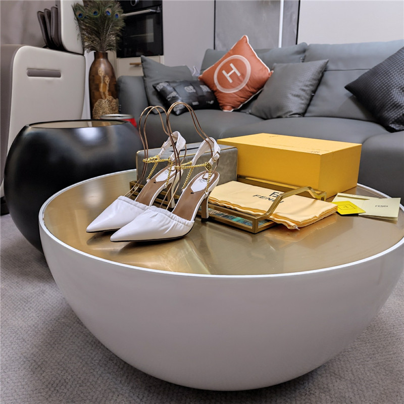 fendi necklace foot-wrapped sandals replica designer shoes