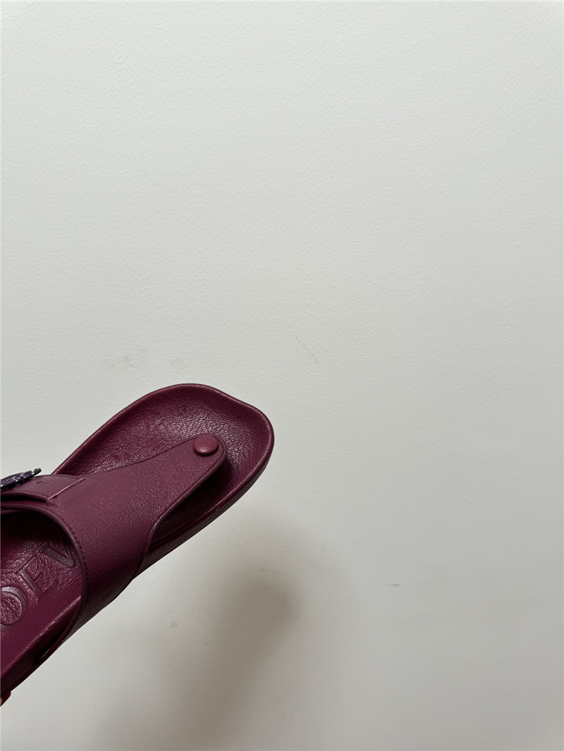 L0ew* new leather slippers for couples