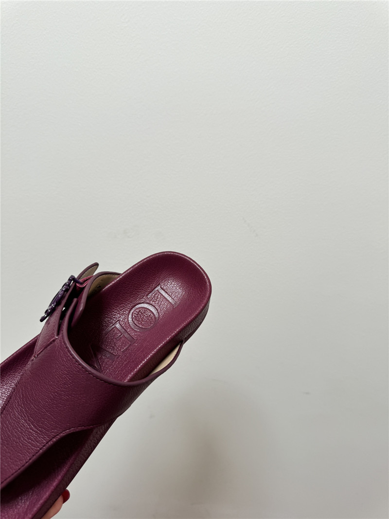 L0ew* new leather slippers for couples