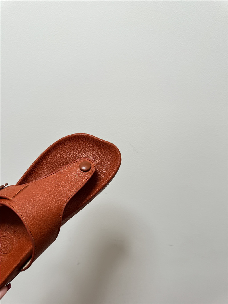 L0ew* new leather slippers for couples