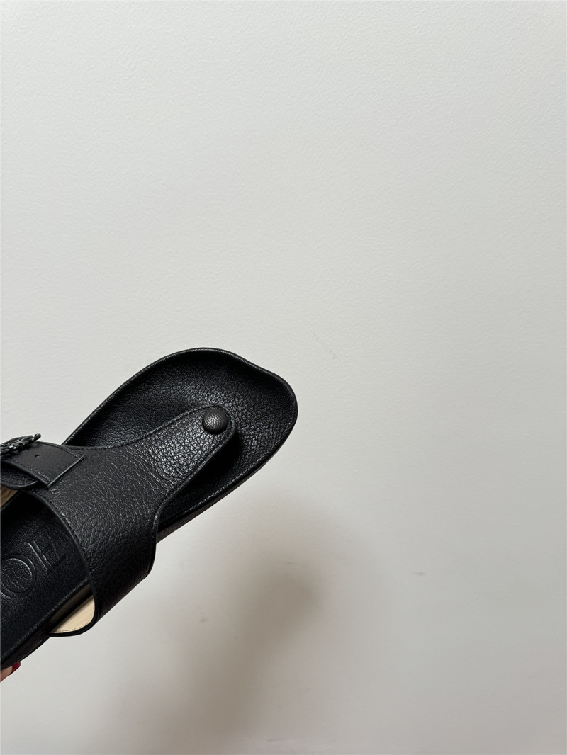 L0ew* new leather slippers for couples