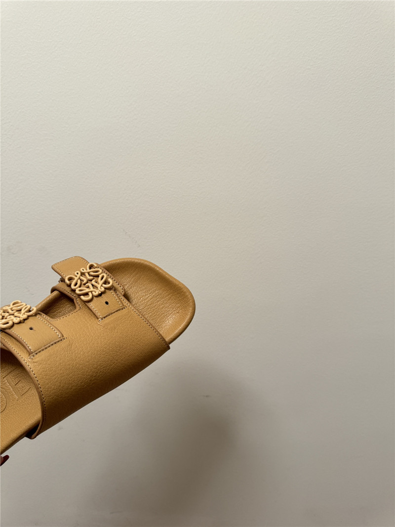 L0ew* new leather slippers for couples