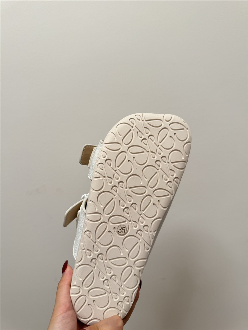 L0ew* new leather slippers for couples