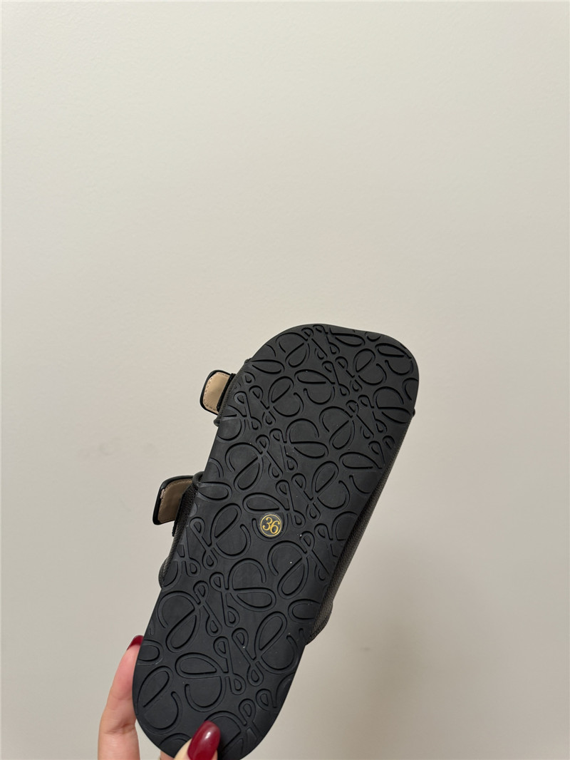 L0ew* new leather slippers for couples