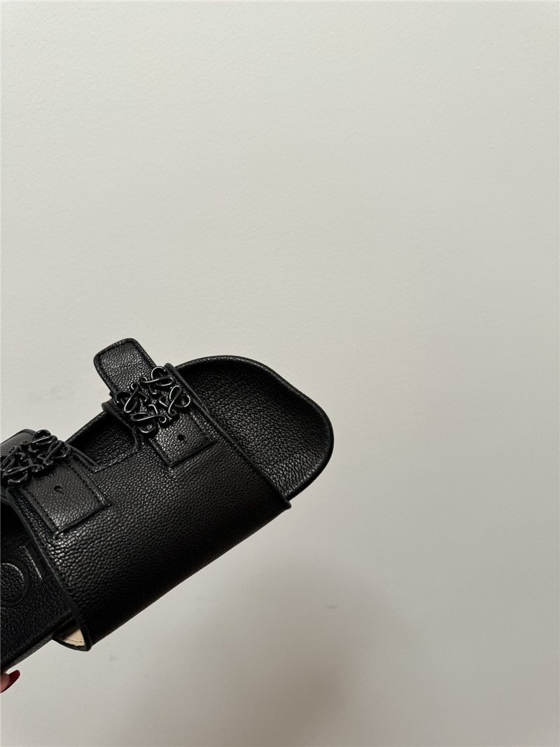 L0ew* new leather slippers for couples