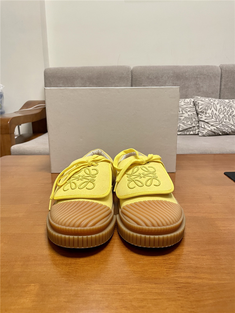 L0ew* women’s yellow sneakers
