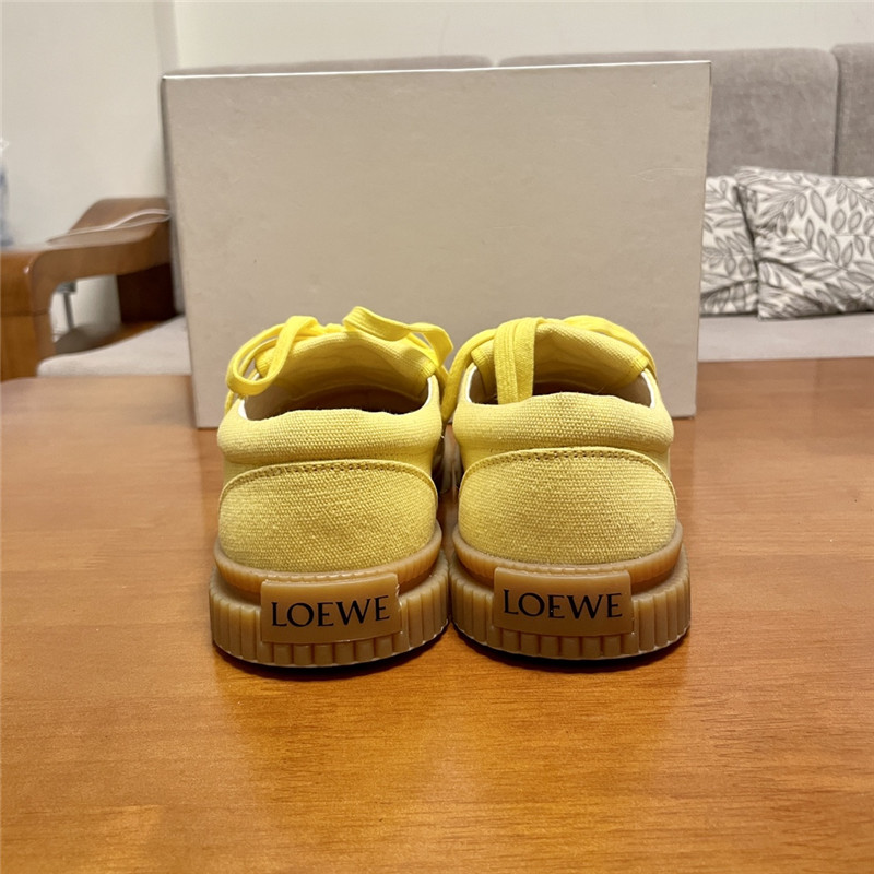 L0ew* women’s yellow sneakers