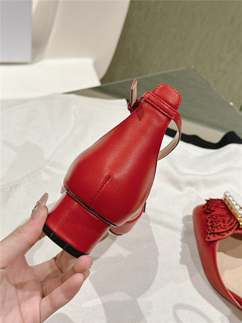 D10r electric embroidery high heels replica designer shoes