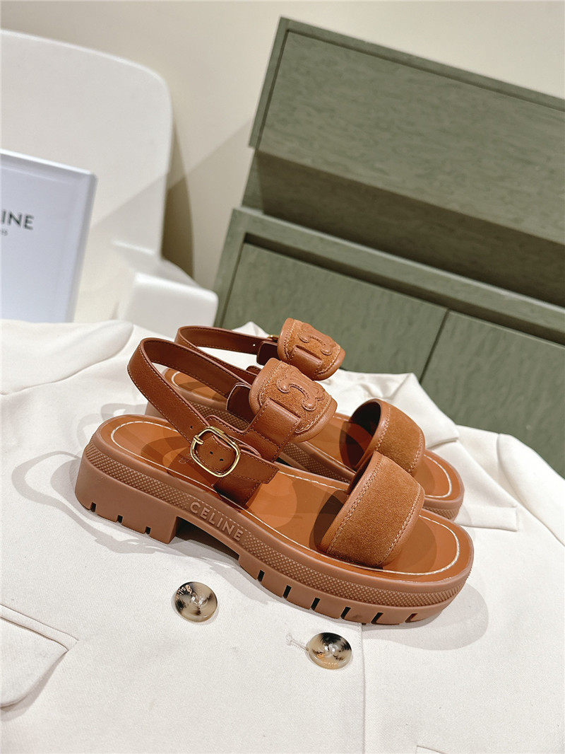 Ce1i*e flat micro label sandals best replica shoes website
