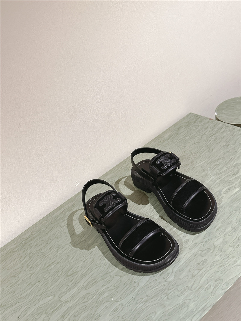 Ce1i*e flat micro label sandals best replica shoes website
