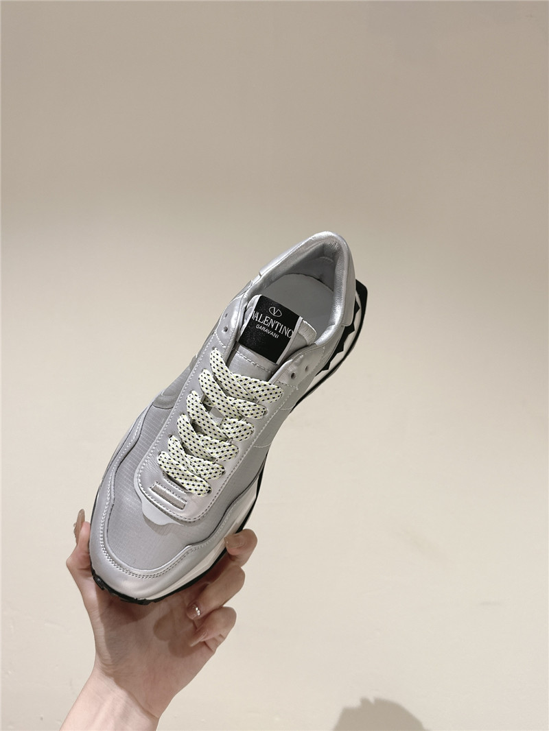 Va1e*ntin0 women’s silver sneakers