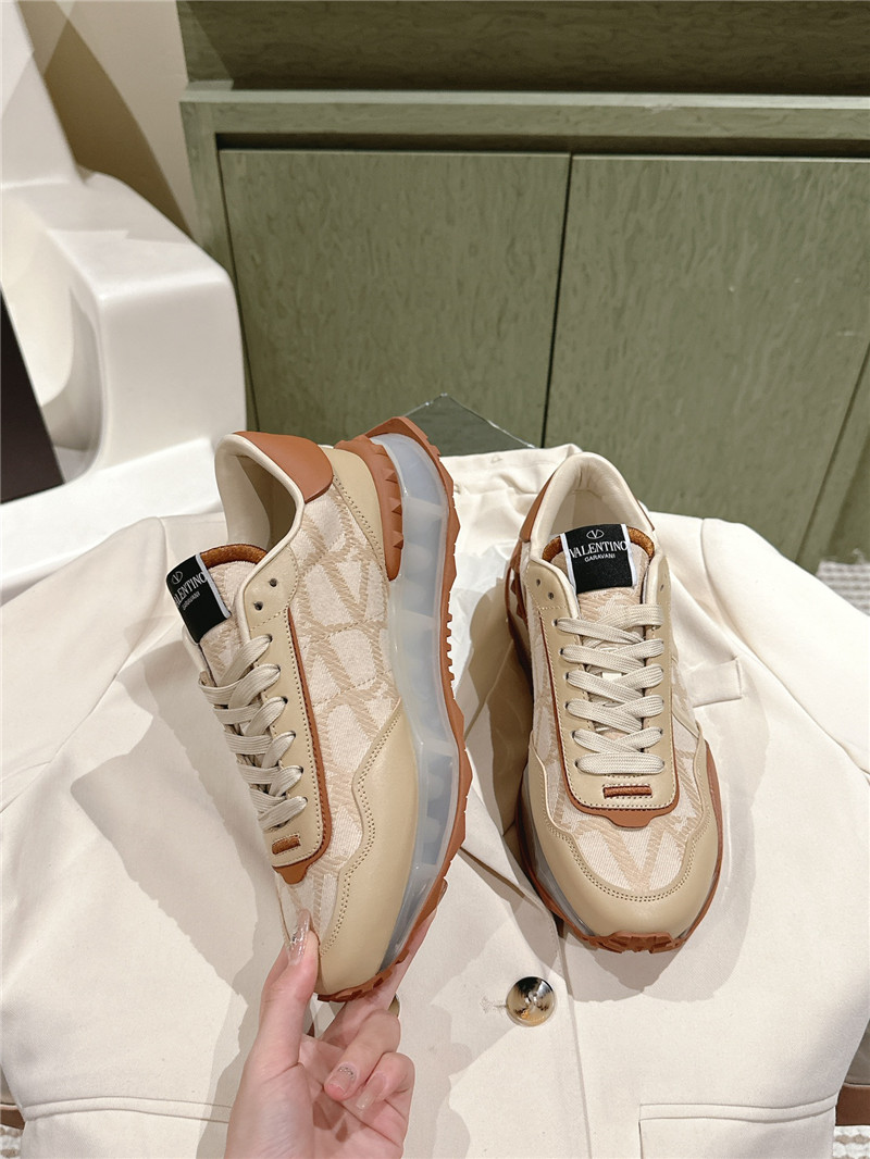 Va1e*ntin0 women’s brown sneakers