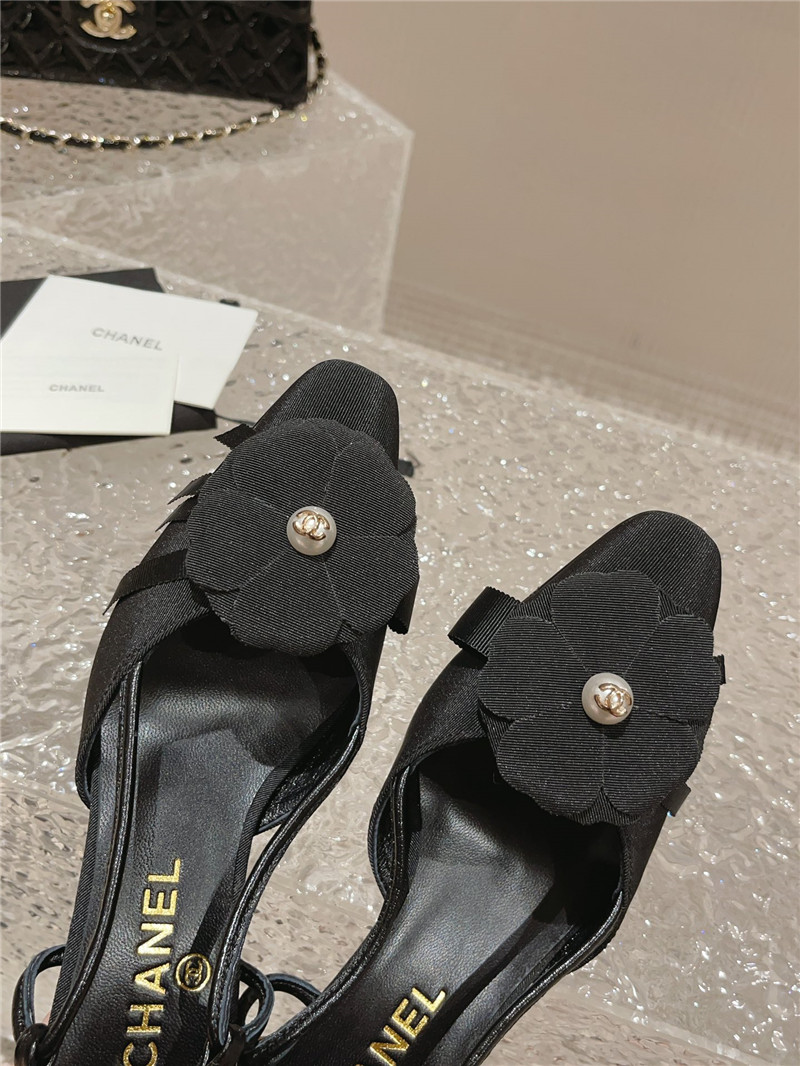 ch**el small square toe high heels Marg*e1a replica shoes