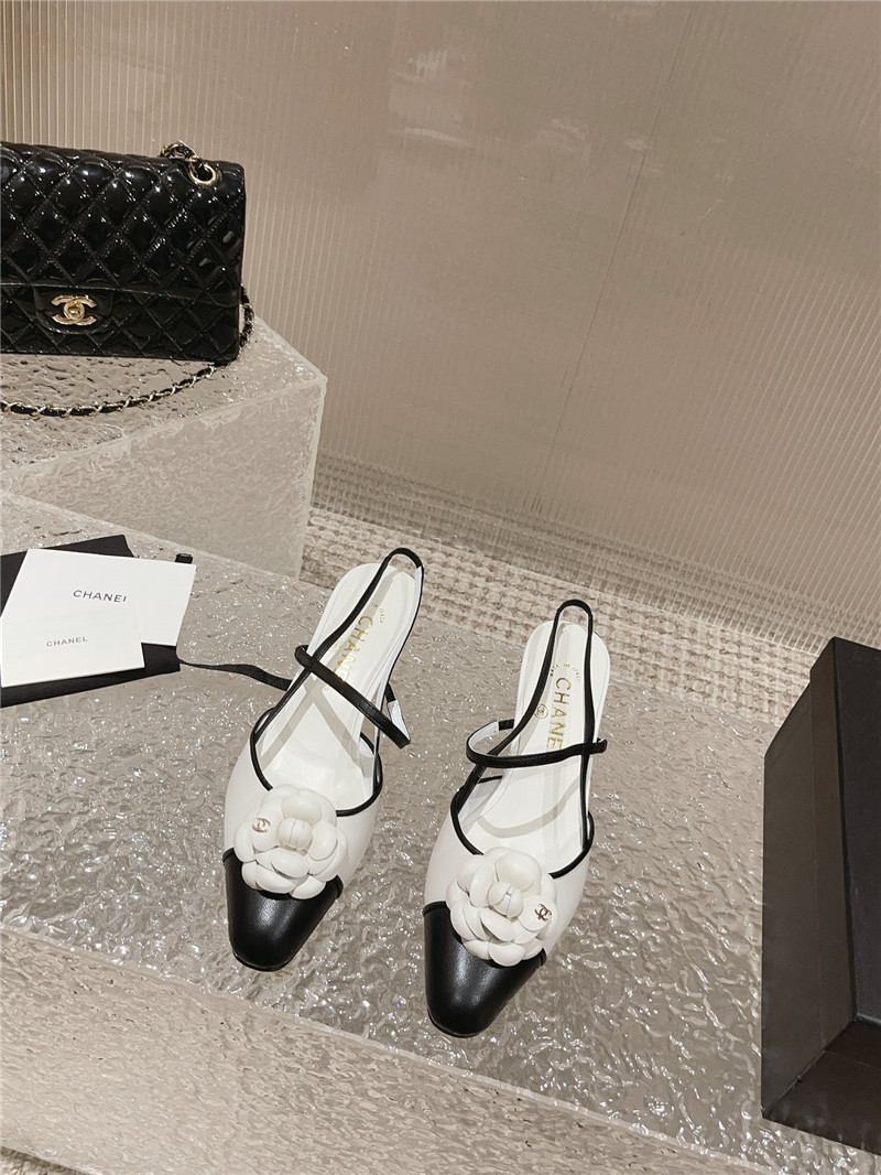 ch**el small square toe high heels Marg*e1a replica shoes