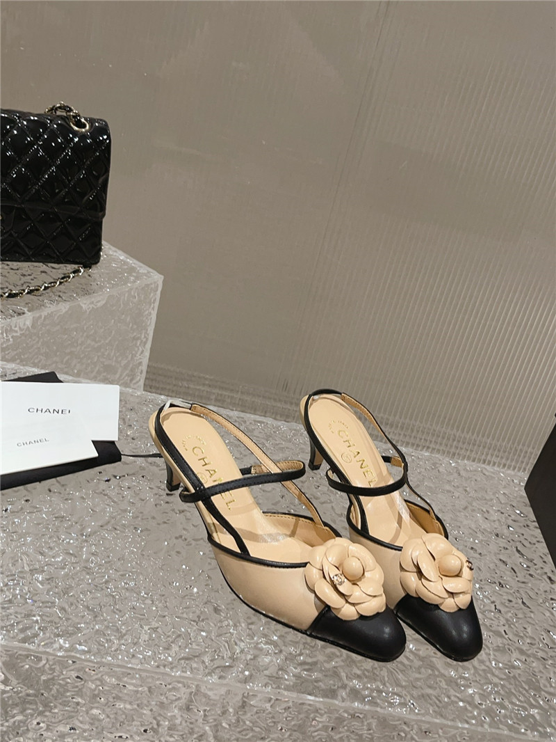 ch**el small square toe high heels Marg*e1a replica shoes