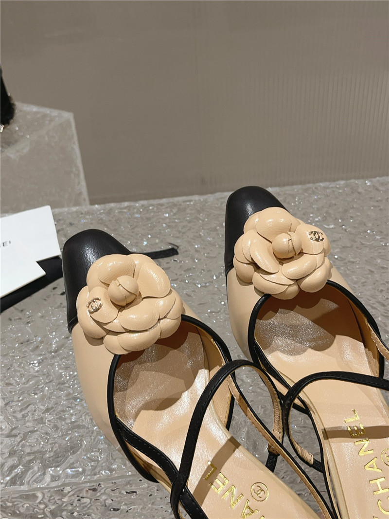 ch**el small square toe high heels Marg*e1a replica shoes