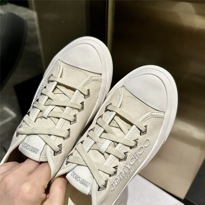 J1m*y Ch00 palma maxi sneakers in beige