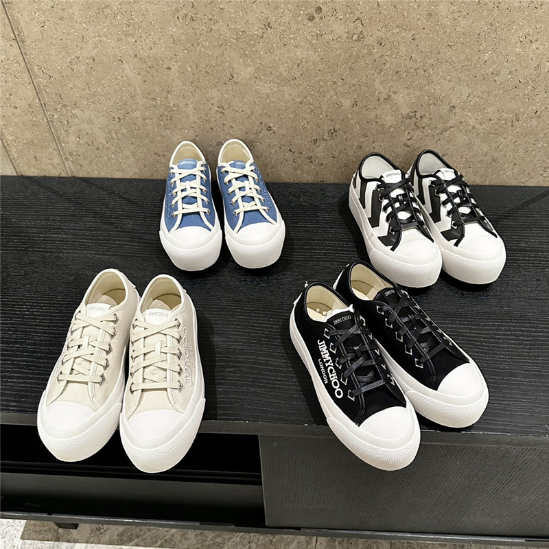 J1m*y Ch00 palma maxi sneakers in beige