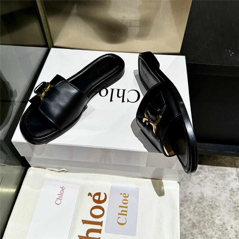 chloé leather slippers ma1s0n Marg*e1a replica shoes