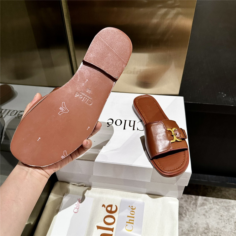 chloé leather slippers ma1s0n Marg*e1a replica shoes