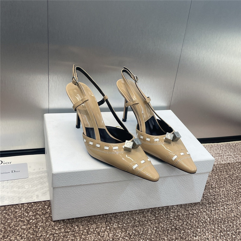 dior color block mules women’s shoes replica designer shoes