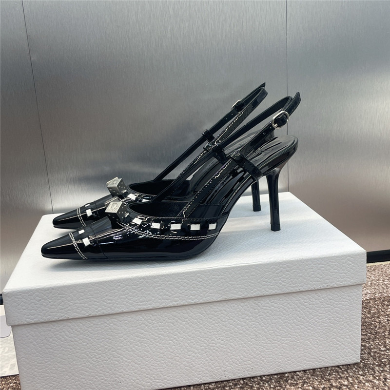 D10r color block mules women’s shoes replica designer shoes