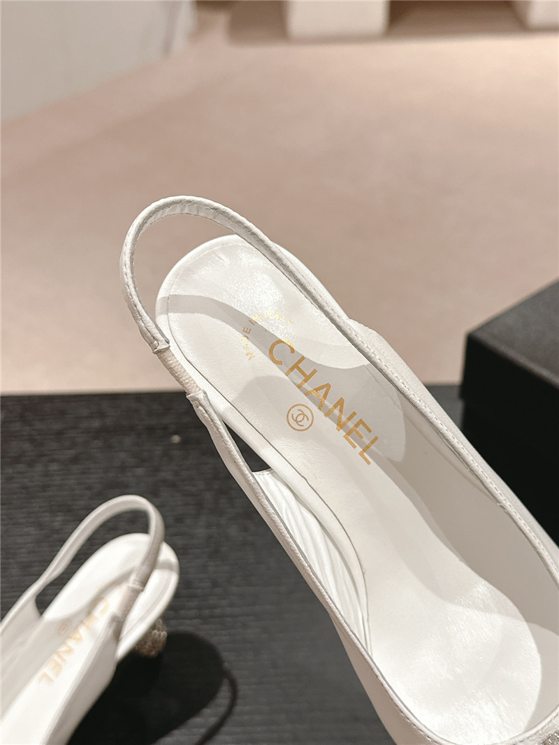 Ch**el bow high heel leather shoes best replica shoes website
