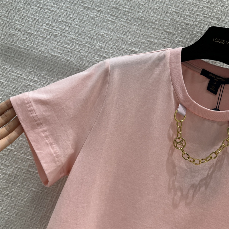 l0vis Vvtt0n lv girly pink t-shirt replica clothing sites