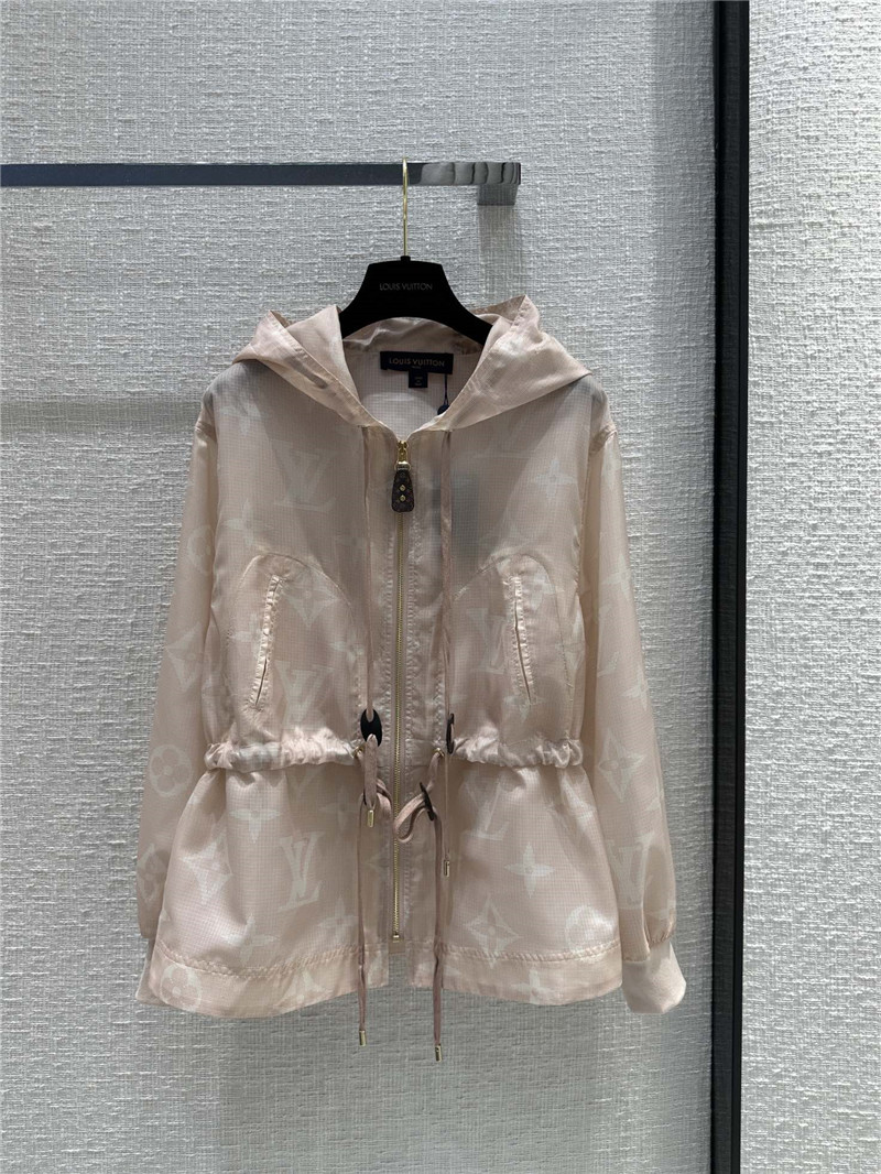 louis vuitton LV hooded sun protection jacket replica clothing