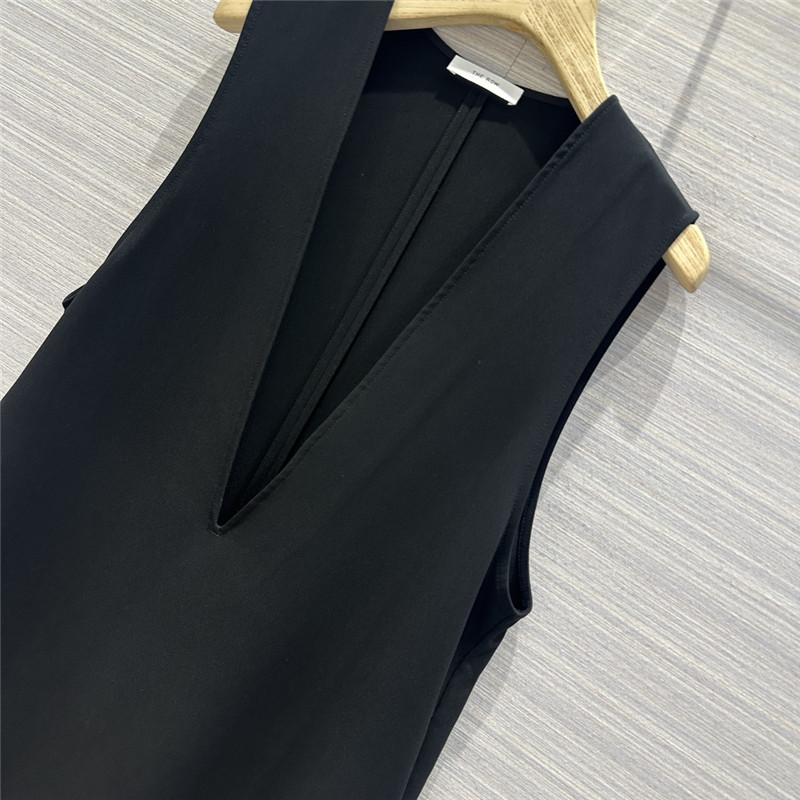 The R0w deep v large cardigan vest dress replicas clothes