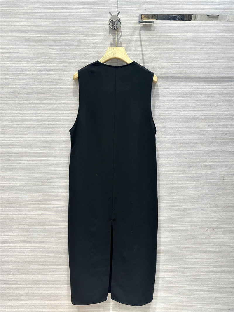 The R0w deep v large cardigan vest dress replicas clothes