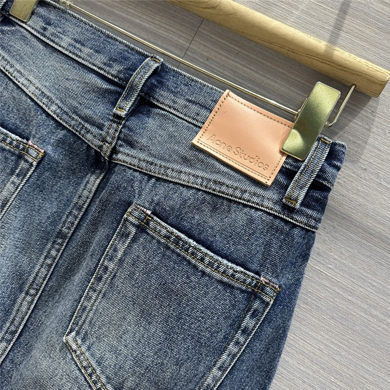 acne studios washed denim skirt replica clothing sites