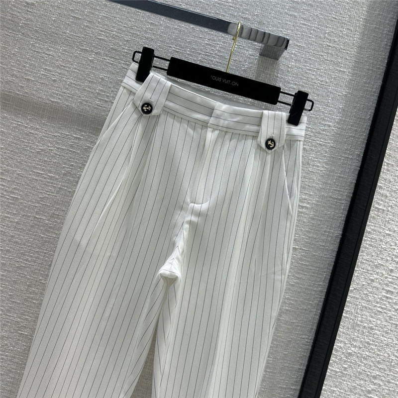 l0vis Vvtt0n lv pinstripe radish pants replicas clothes
