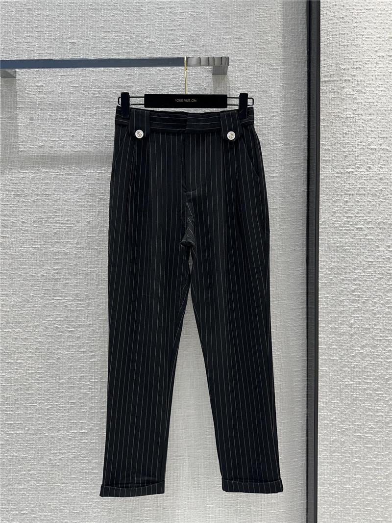 l0vis Vvtt0n lv pinstripe radish pants replicas clothes