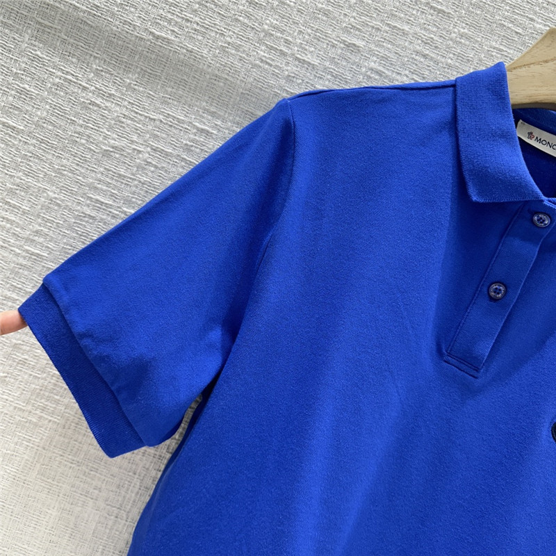 Moncler logo embroidered polo top replica clothing sites